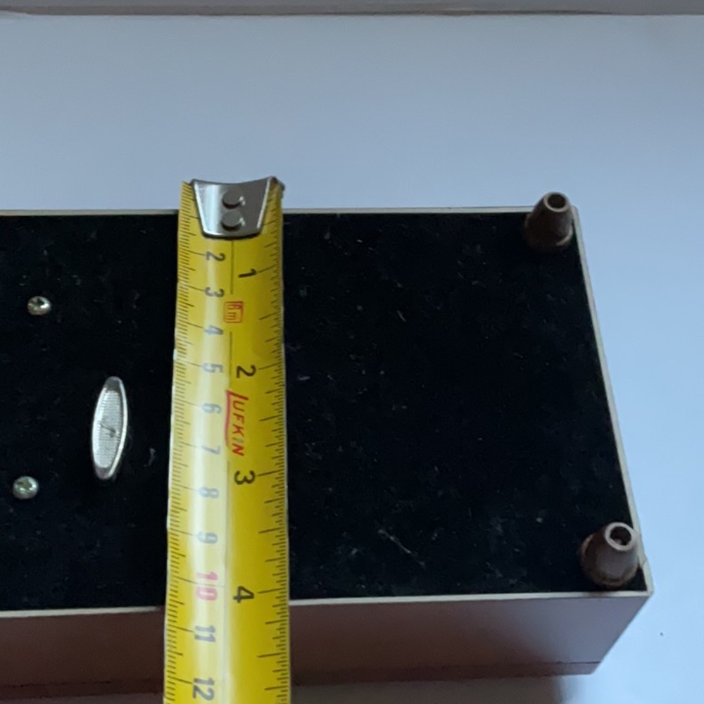 Elegant Brown Wood Music box and Glass Jewelry Box Set - Picture 7 of 13